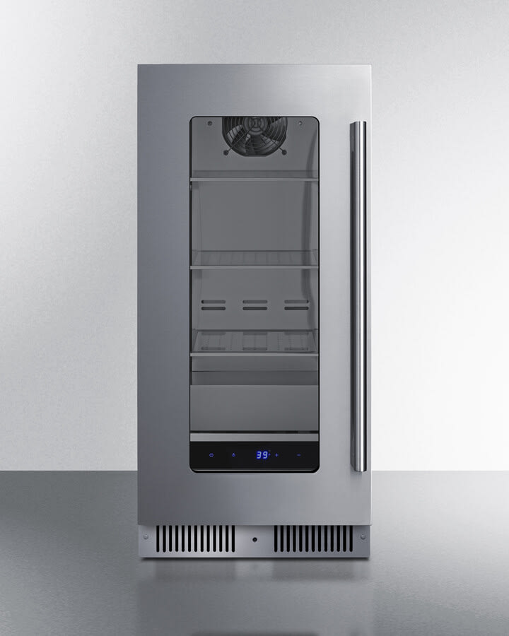 Summit SDHG1533LHD 15 Inch Built-In Beverage Center with 1.9 cu
