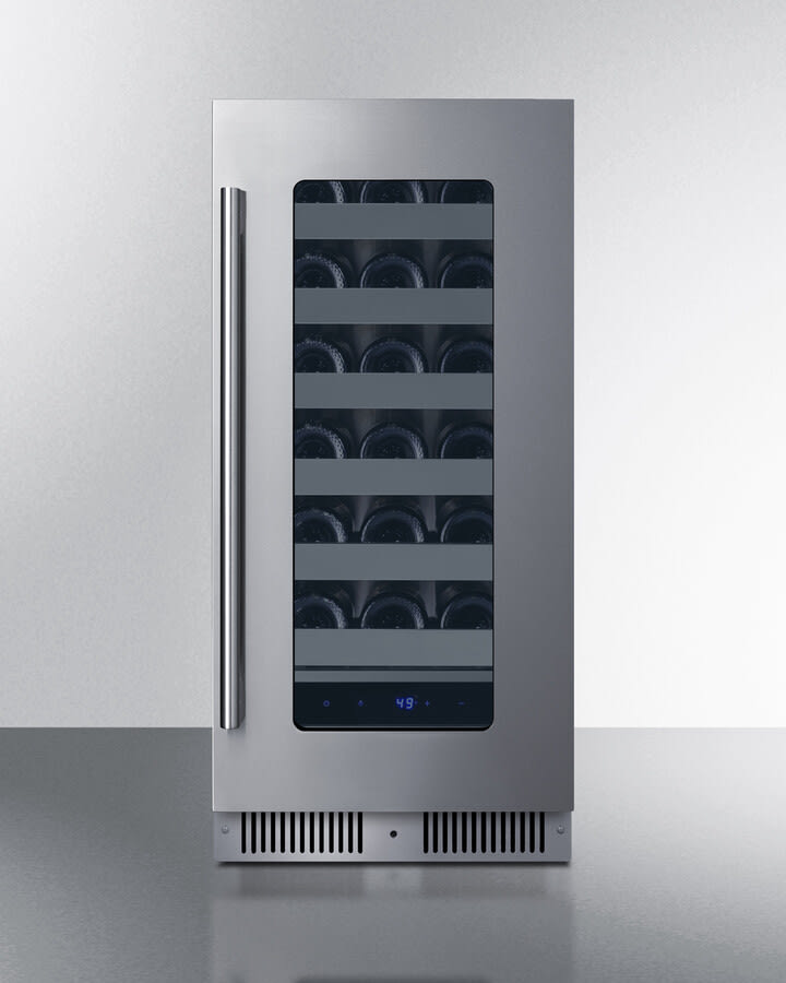 Summit SDHW1532 15 Inch Built-In Wine Cellar with 1.8 cu. ft