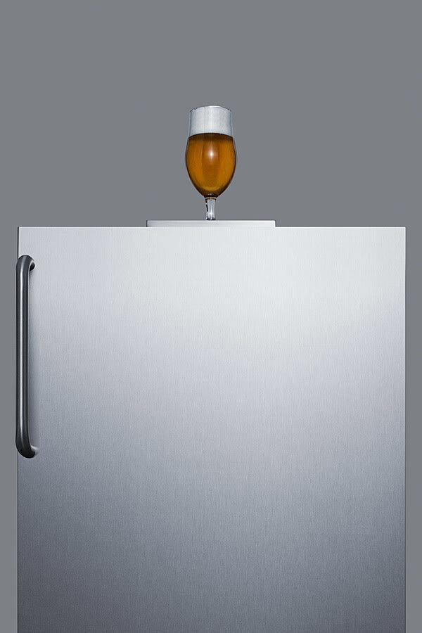 Summit SBC54OSBIADANK 24 Inch Builtin Outdoor Kegerator with 5.5 cu