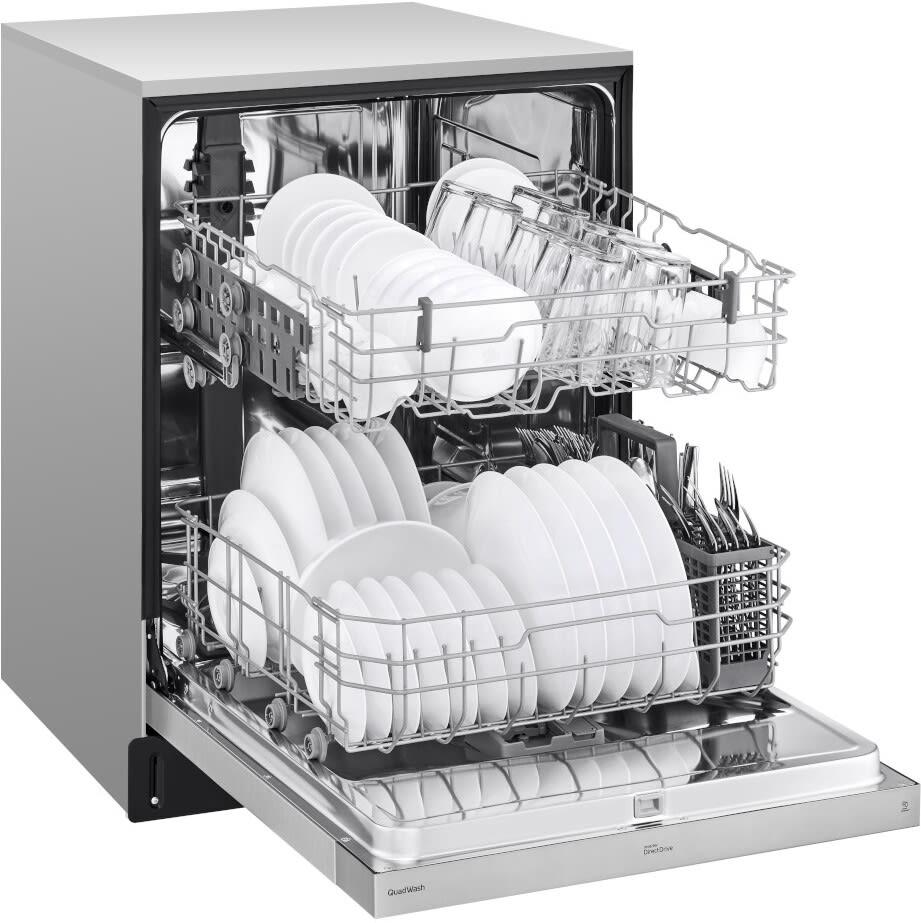 LG LDFN3432T 24 Inch Full Console Dishwasher with 15 Place Settings, 5