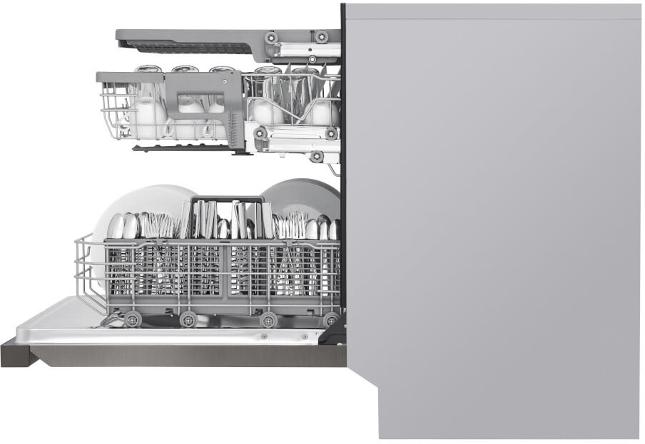LDFN4542D by LG - Front Control Dishwasher with QuadWash™ and 3rd Rack