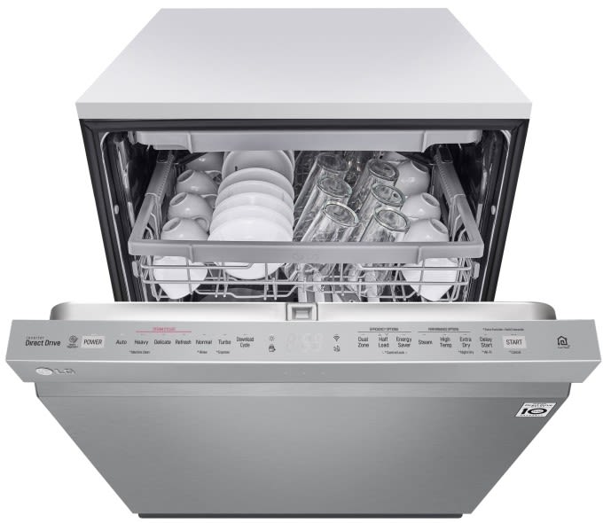 LG LDP6809SS 24 Inch Fully Integrated Built In Dishwasher with 15