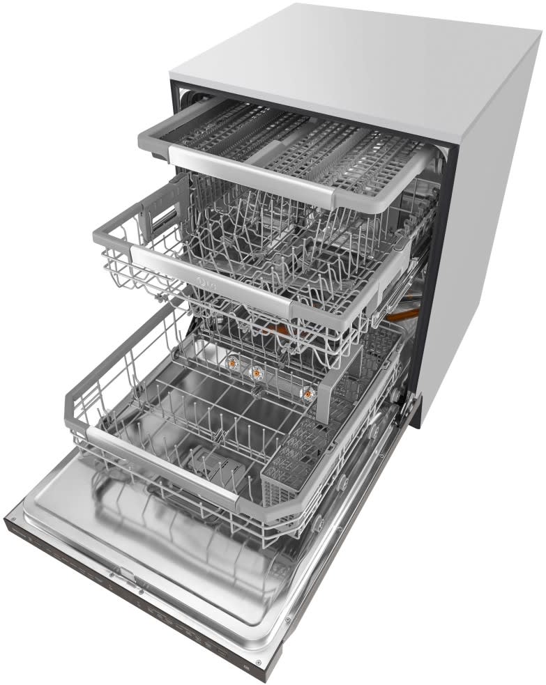 LG LDP7708BD 24 Inch Fully Integrated Dishwasher with 15 Place Setting ...