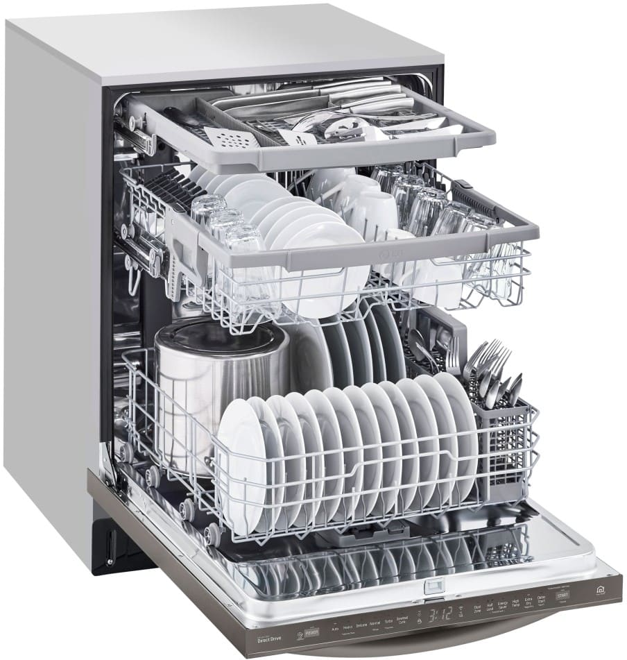 LG LDT5678BD 24 Inch Fully Integrated Dishwasher with 15 Place