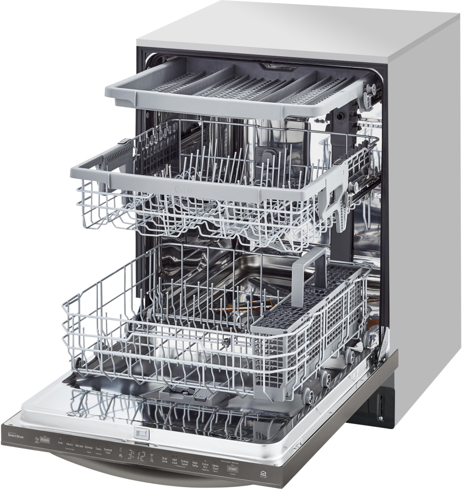 LG LDT5678BD 24 Inch Fully Integrated Dishwasher with 15 Place