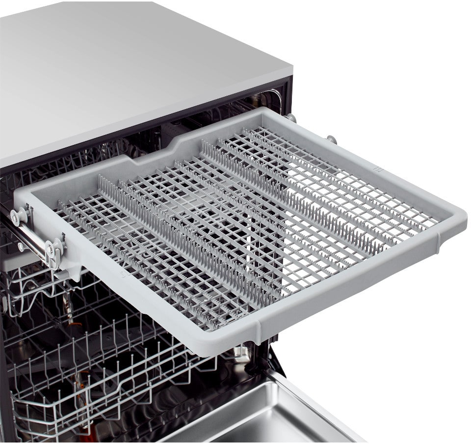 LG LDT5678SS 24 Inch Fully Integrated Dishwasher with 15 Place Setting Capacity 3rd Rack QuadWash System EasyRack Plus SmartThinQ Technology Inverter Direct Drive LoDecibel Operation 46 dBA Silence Ra...