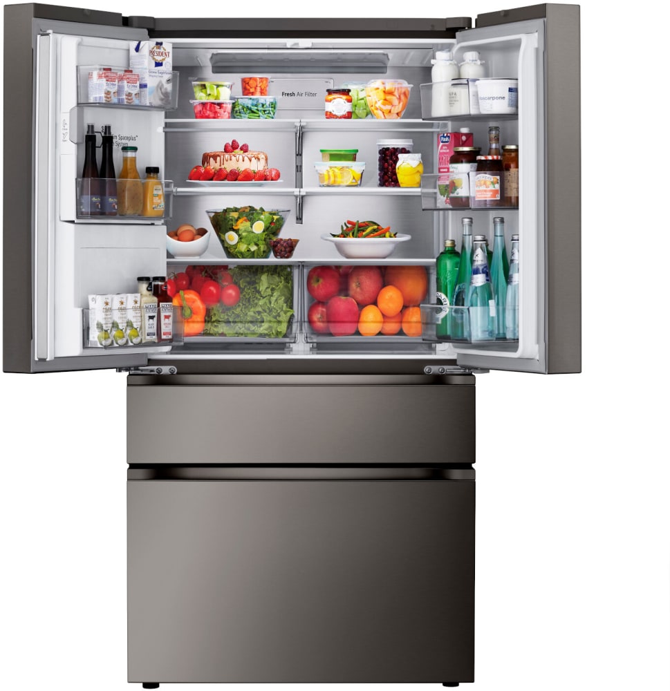 LF29S8330S by LG - 29 cu. ft. Smart Standard-Depth MAX™ 4-Door French Door  Refrigerator with Full-Convert Drawer™