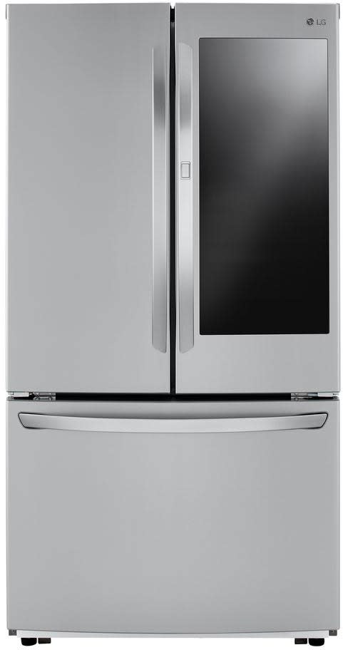 LG LGRERADWMW5713 4 Piece Kitchen Appliances Package with French Door ...