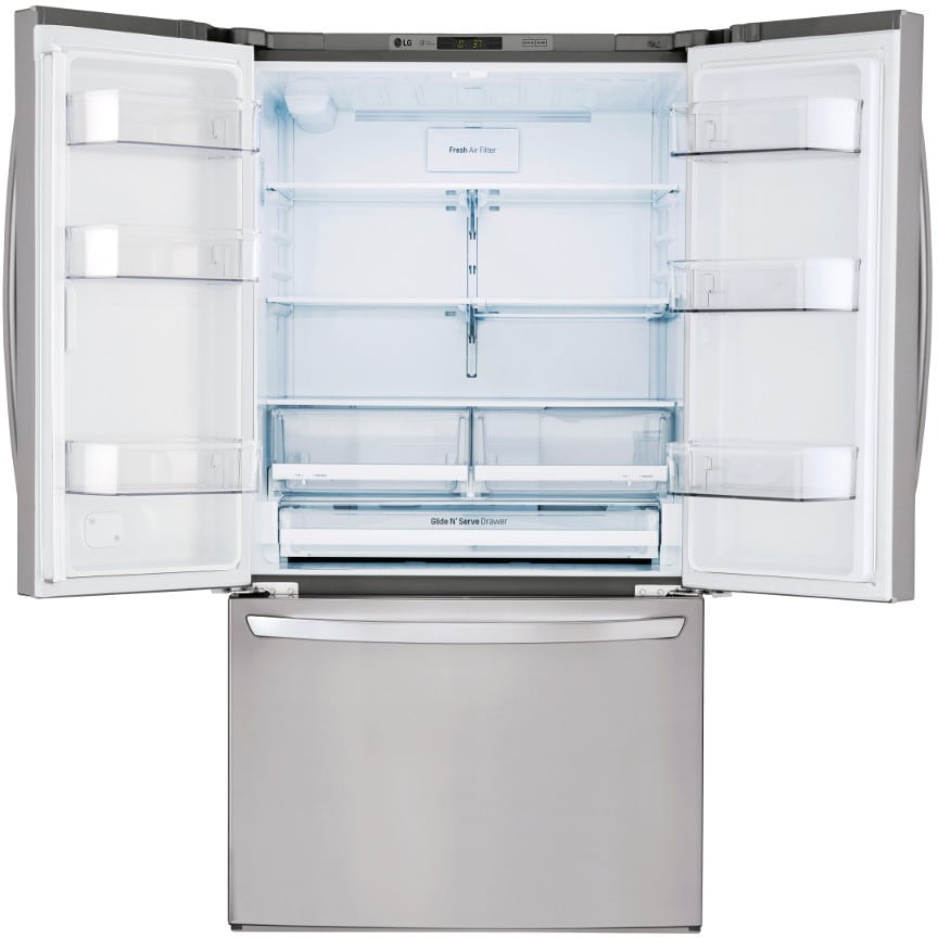 LG LFCS28768S 36 Inch French Door Refrigerator with Smart Cooling