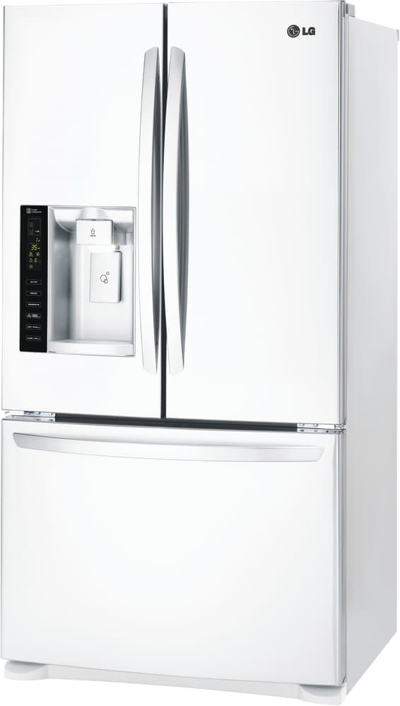 LG LFX25974SW 36 Inch French Door Refrigerator with Slim SpacePlus™ Ice ...