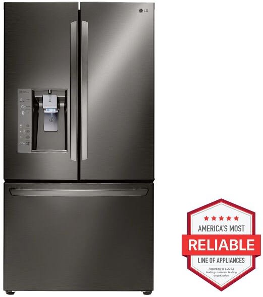 li　36 LG LFXC24726S 36 Inch Counter Depth French Door Refrigerator with