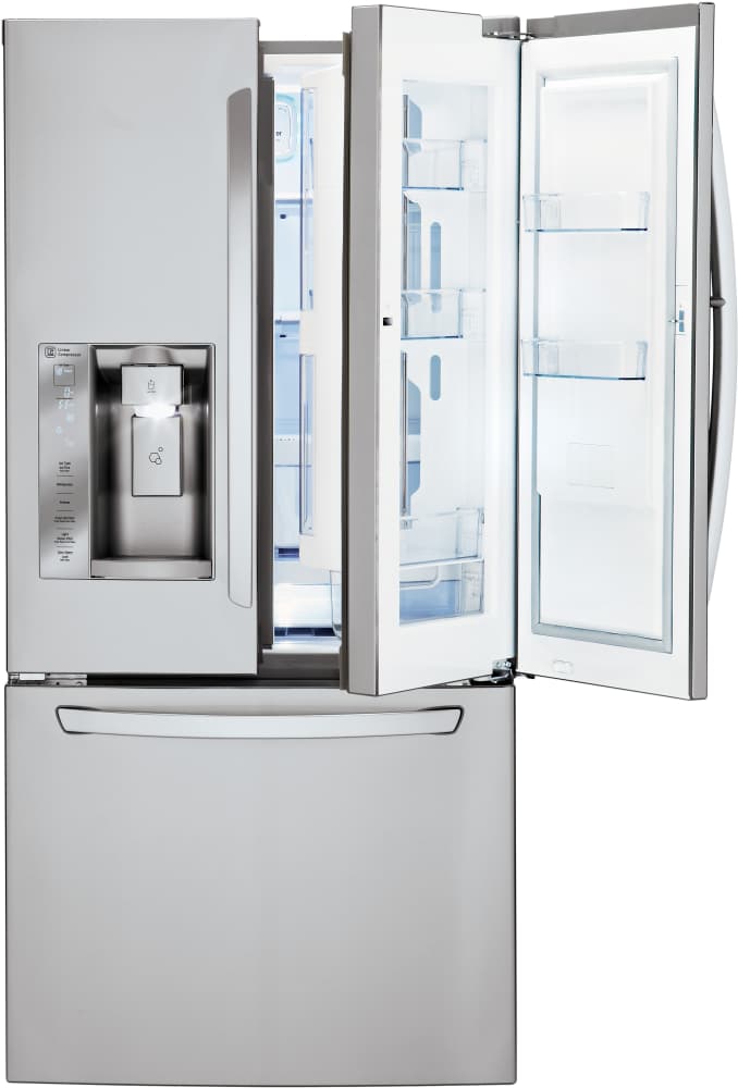 LG LFXS24663S 33 Inch French Door Refrigerator with Door-in-Door®, Slim ...