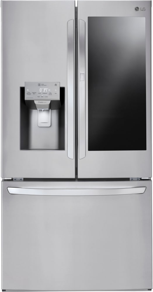 Lg Lfxs28596s 36 Inch Smart French Door Refrigerator With 27 5 Cu Ft Capacity Wifi Instaview Door In Door Dual Ice Maker Coldsaver Panel Glide N Serve Drawer Sabbath Mode And Energy Star Certified Stainless