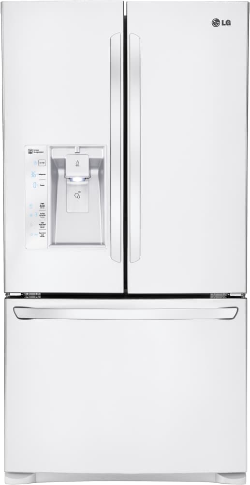 LG LFXS29626W 36 Inch French Door Refrigerator with Smart Cooling ...
