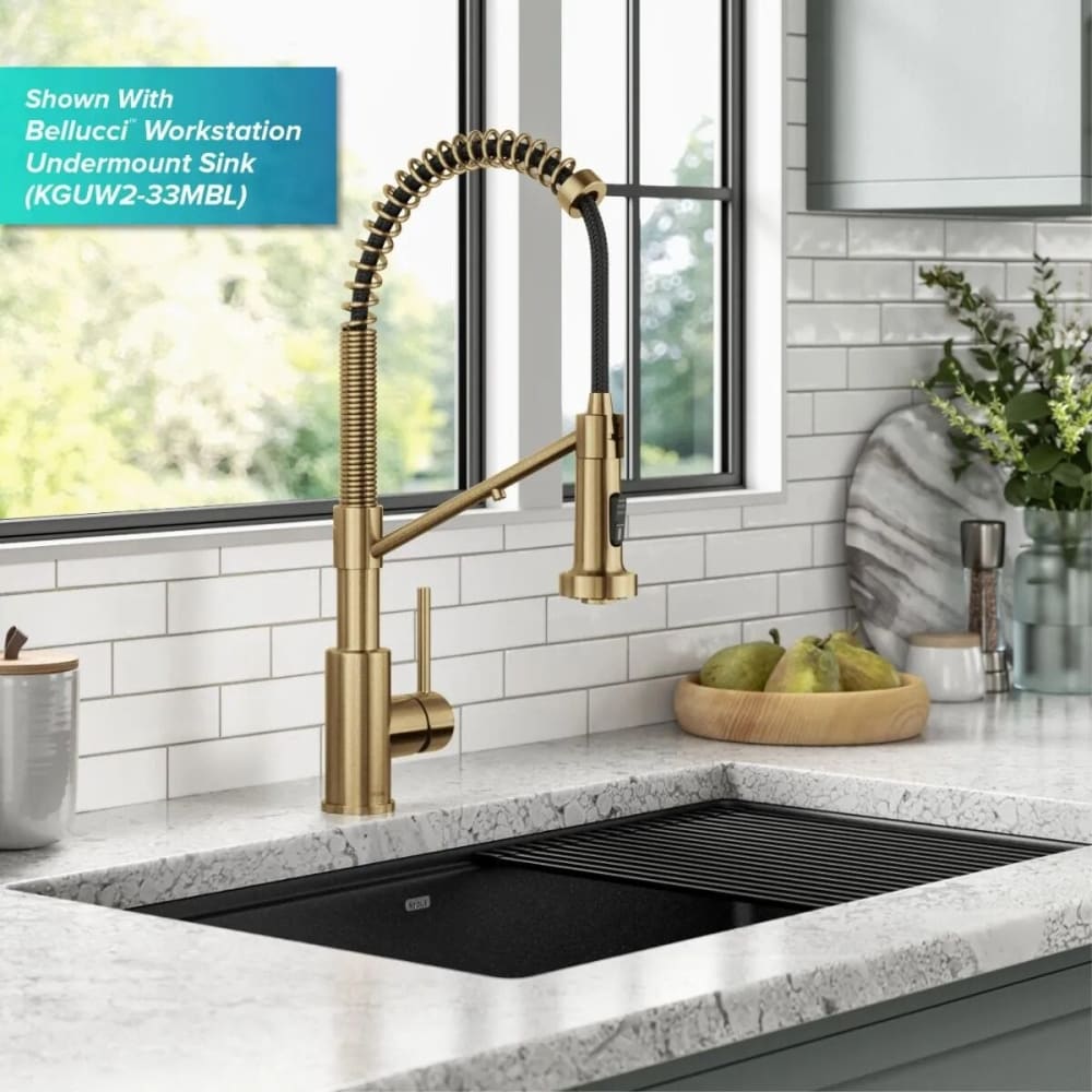 Kraus KFF1610BB Single Handle Commercial Pull-Down Kitchen Filter