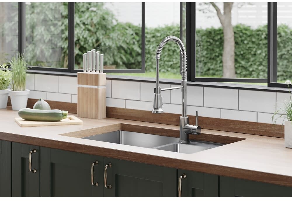 Elkay LKAV2061CR Single Hole Kitchen Faucet with Semi-Professional