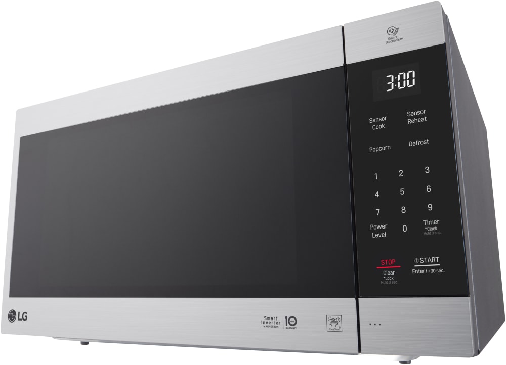 Lg Lmc2075st 2 0 Cu Ft Countertop, Lg Countertop Microwave With Trim Kit