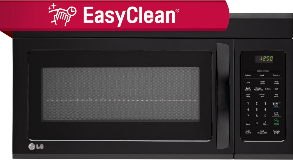 LG LMV1831SB: 1.8 cu.ft. Over-the-Range Microwave Oven