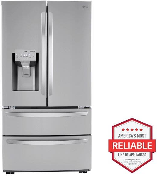 LG LMXC22626S 36 Inch Counter Depth 4-Door French Door Smart