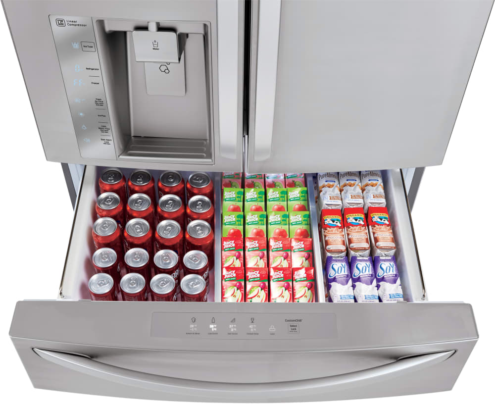 LG LMXS30756S 29.9 cu. ft. French Door Refrigerator with 4