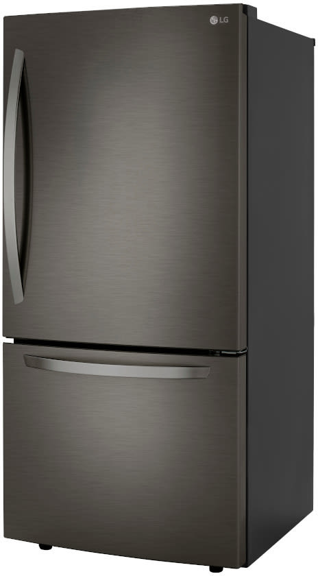 LG 33 in. 25.5 Cu. Ft. PrintProof™ Stainless Steel Bottom Freezer