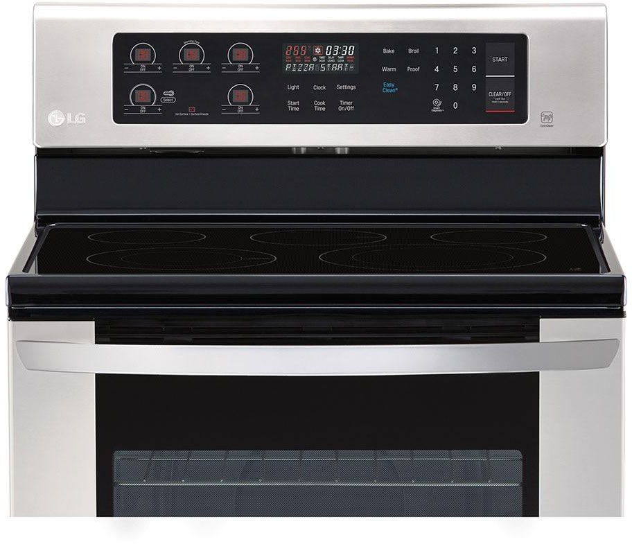 Lg lre3060st 6.3 cu ft electric single oven range with easyclean best sale
