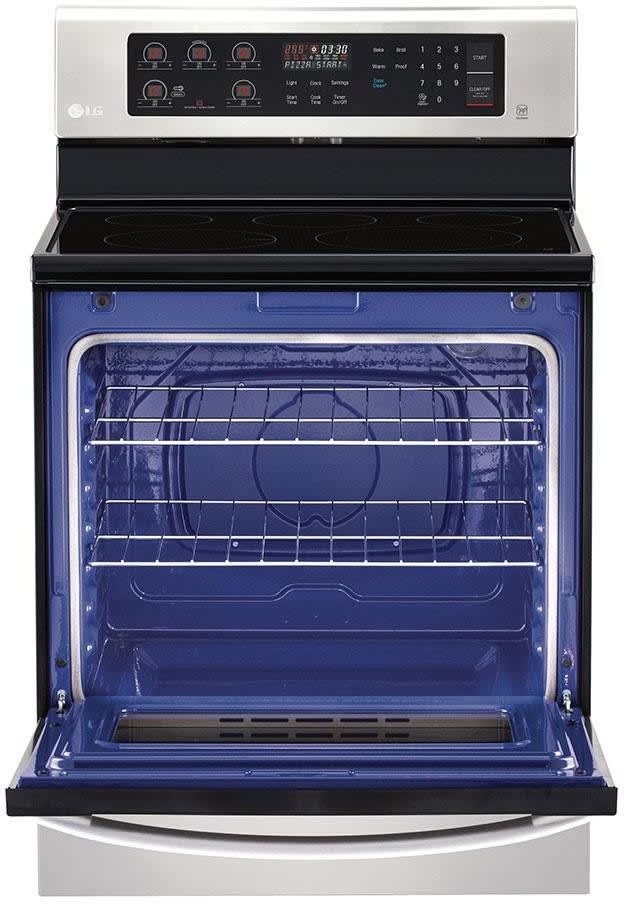 Lg lre3060st 6.3 cu ft hot sale electric single oven range with easyclean