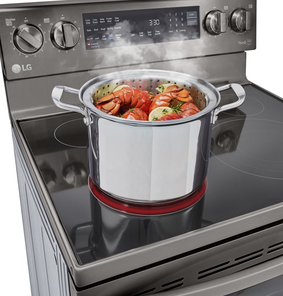 LG LREL6325D 30 Inch Electric Smart Range with 5 Radiant Elements
