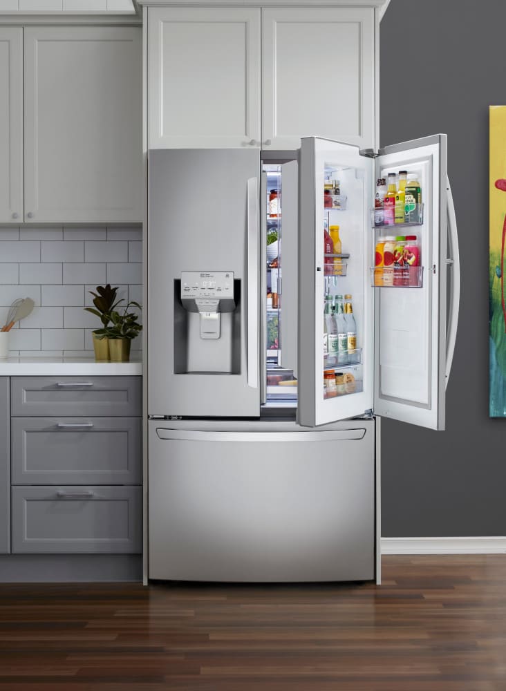 Lg Lrfds3006s 36 Inch Printproof French Door Smart Refrigerator With 29 7 Cu Ft Capacity Door In Door Wifi Multi Air Flow Ice Water Dispenser Ada Compliant Energy Star And Star K Certified Printproof Stainless Steel Lg Lrfds3006s 36 Inch Printproof French Door Smart Refrigerator With 29 7 Cu Ft Capacity Door In Door Wifi Multi Air Flow Ice Water Dispenser Ada Compliant Energy Star And Star K Certified Printproof Stainless Steel