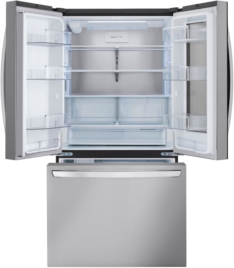 LG LRFGC2706S 36 Inch CounterDepth MAX™ Smart French Door Refrigerator