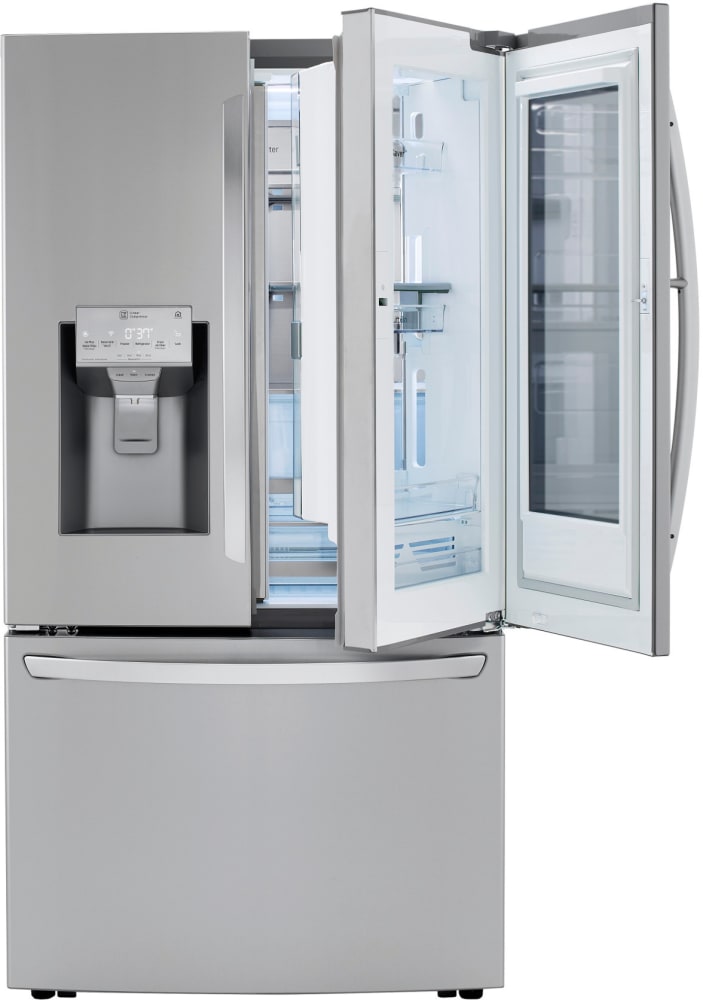 LG LRFVS3006S 36 Inch French Door Craft Ice Smart Refrigerator with 29. ...