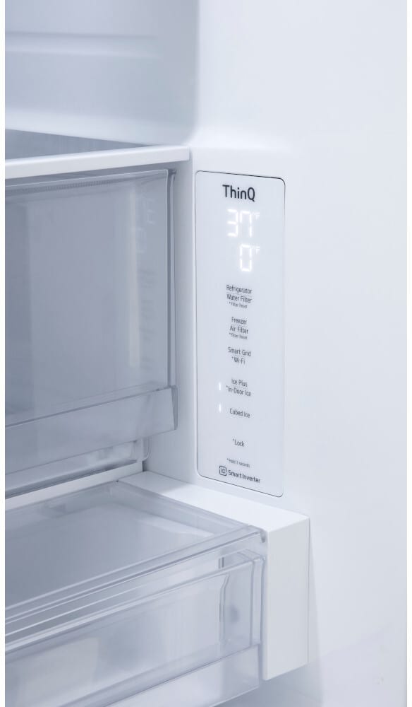 LG LRFXC2606S 36 Inch CounterDepth MAX™ Smart French Door Refrigerator