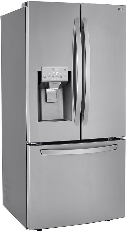 Lg Lrfxs2503s 33 Inch Smart French Door Refrigerator With 24 5 Cu Ft Capacity Door Cooling Smart Diagnosis Lg Thinq App Compatible Ice Maker Filtered Water Ice Dispenser Star K Certified Sabbath Mode And Energy