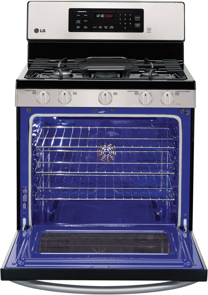 LG LRG3083ST 30 Inch Freestanding Gas Range with 5 Sealed Burners, 5.4