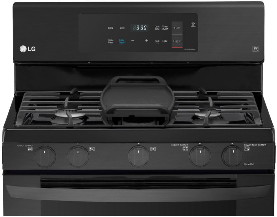 Lg Lrg3193bm 30 Inch Freestanding Gas Range With Evenjet Fan
