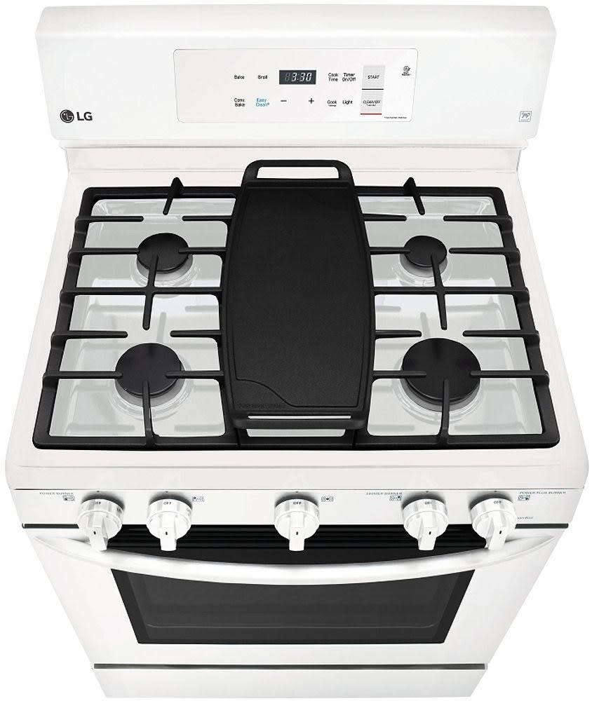 LG LRG3194SW 30 Inch Freestanding Gas Range with SmartDiagnosis