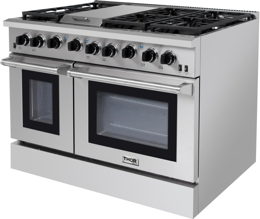 Thor Kitchen LRG4801U 48 Inch Professional Gas Range with 6.8 Cu. Ft