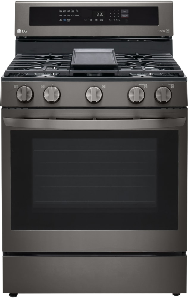 LG LRGL5825D 30 Inch Gas Smart Range with 5 Sealed Burners, 5.8 Cu. Ft. Oven Capacity, Storage