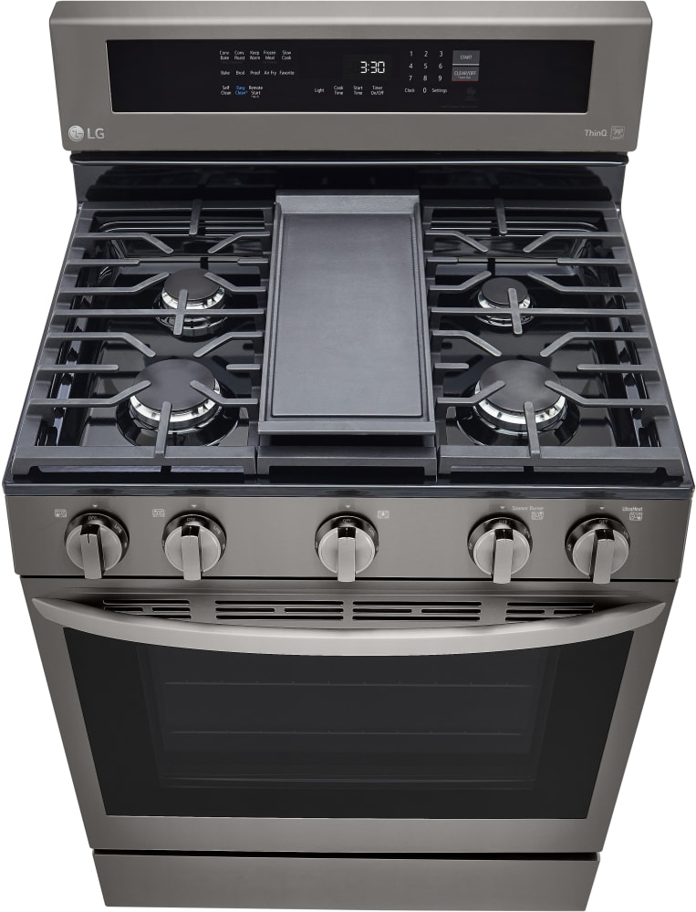 LG LRGL5825D 30 Inch Gas Smart Range with 5 Sealed Burners, 5.8 Cu. Ft