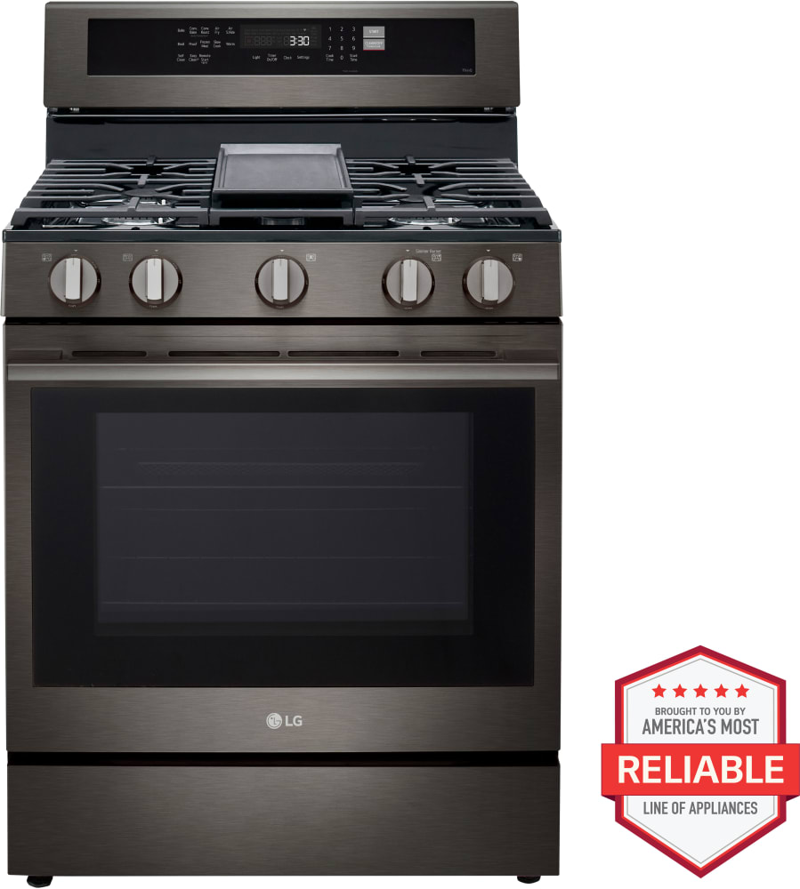 レンジ LG LRGN6325Z 30 Inch Freestanding Smart Gas Range with 5 Sealed
