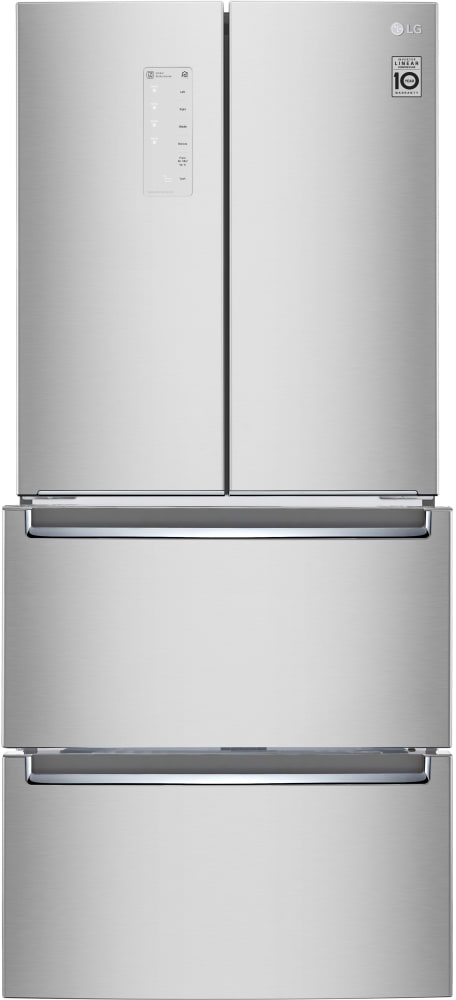 LG LRKNS1400V 30 Inch French 4-Door Kimchi/Specialty Food Refrigerator with 14.3 cu. ft. Capacity, 14 Total Bins, Cooling Care, Multi Storage Mode, Freshness Guard Cover, Multi-Air Flow™ System, and Energy Star Certified
