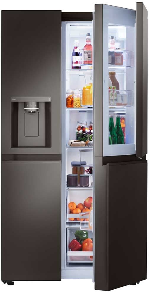 LG LRSDS2706D 36 Inch Freestanding Side by Side Smart Refrigerator with