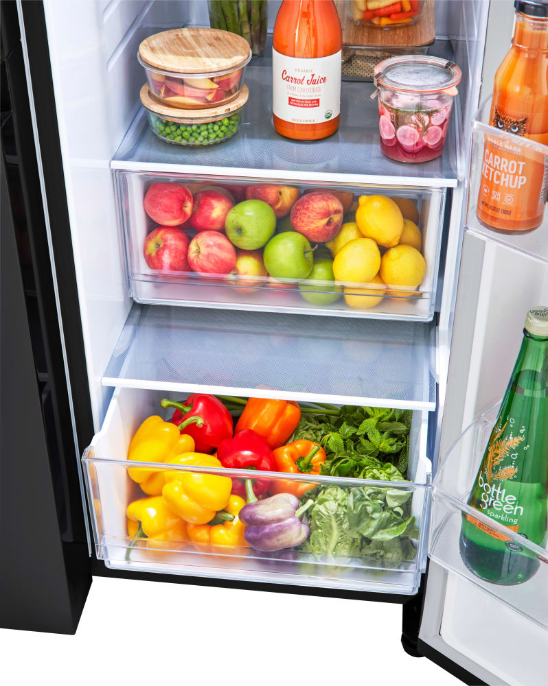 LG LRSXS2706B 36 Inch Side by Side Refrigerator with 27.2 Cu. Ft