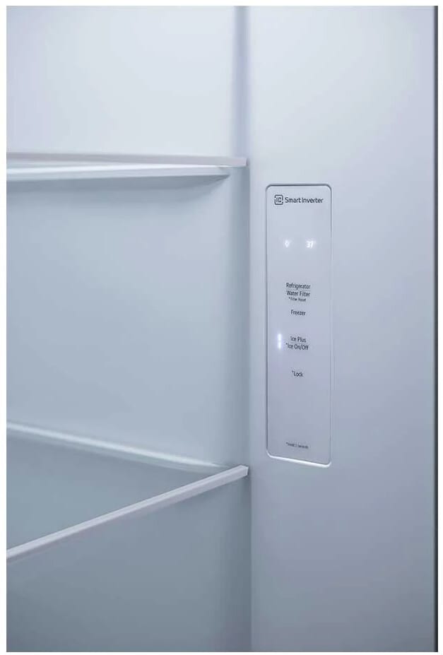 LG LRSXS2706V 36 Inch Freestanding Side by Side Refrigerator with 27.16