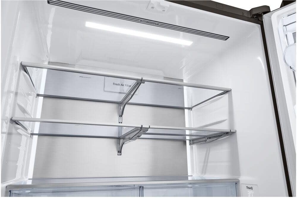 LG LRYKS3106D 36 Inch Freestanding French Door Smart Refrigerator with