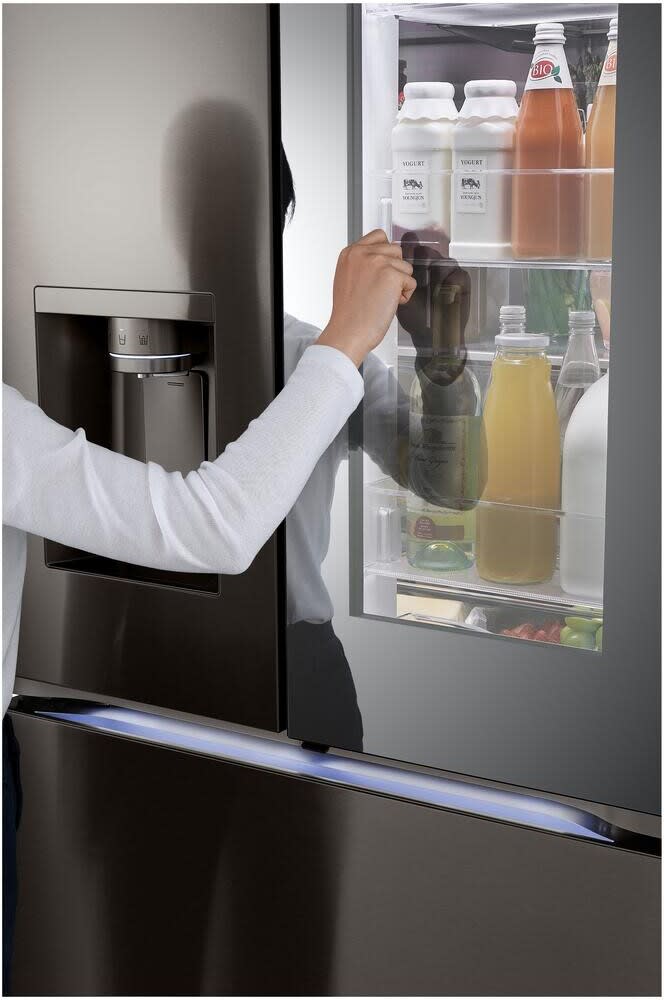 LG LRYKS3106D 36 Inch Freestanding French Door Smart Refrigerator with