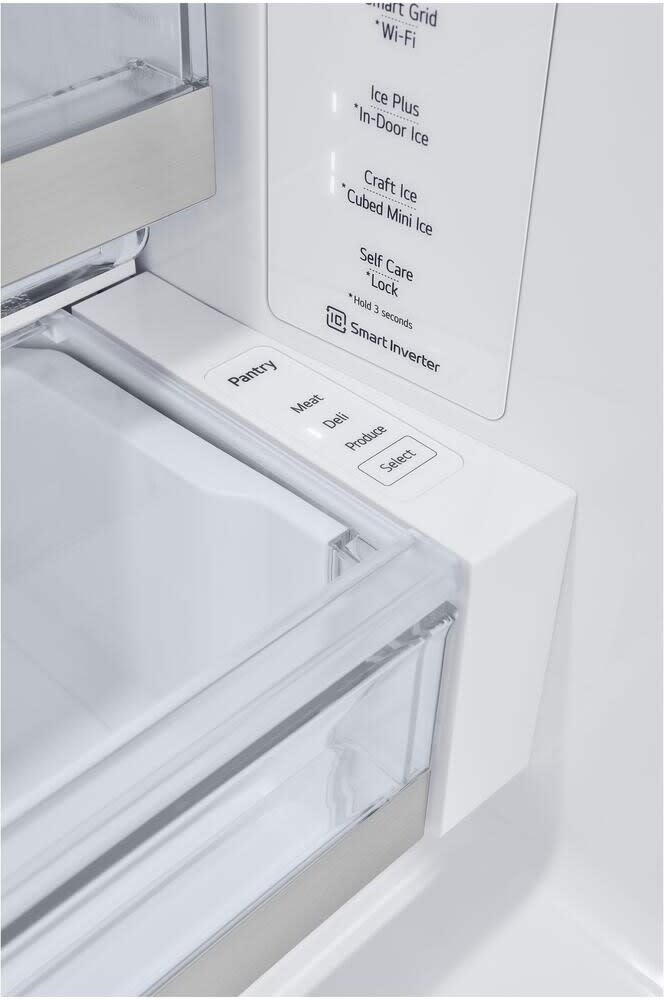 LG LRYKS3106D 36 Inch Freestanding French Door Smart Refrigerator with