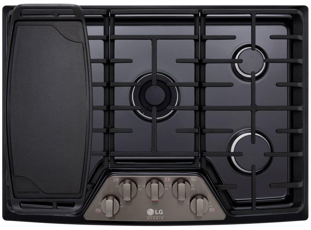 LG LSCG307BD 30 Inch Gas Cooktop with 5 Sealed Burners, Griddle