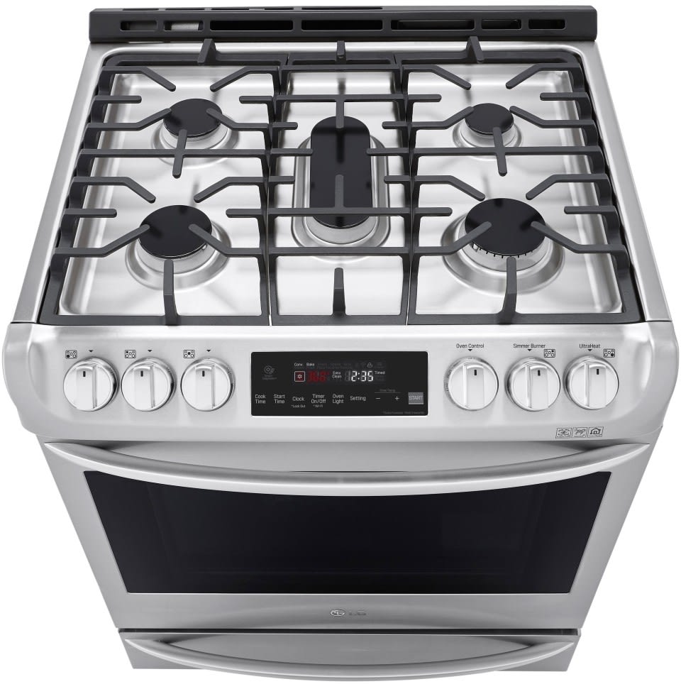 LG LSD4913ST 30 Inch SlideIn Dual Fuel Smart Range with 5 Sealed