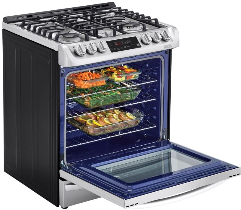 LG LSD4913ST 30 Inch SlideIn Dual Fuel Smart Range with 5 Sealed